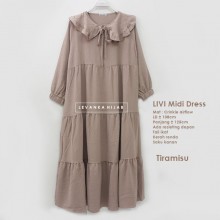 LIVI-017 LIVI Midi Dress Crinkle Airflow